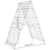 Plantenklimrekken 3 st A-frame staal - thumbnail