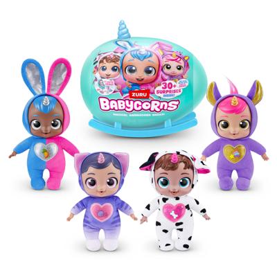 Zuru Babycorn Rainbocorn Pluche Knuffel + Licht en Geluid