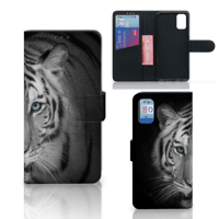 Samsung Galaxy A41 | Telefoonhoesje | Met pasjeshouder | Tijger - thumbnail