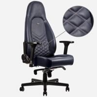 Noblechairs Icon echt leer blauw - thumbnail