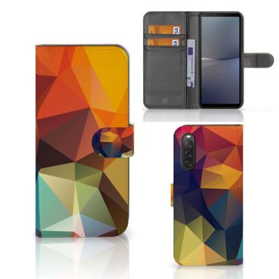 Sony Xperia 10 V | Book Case | Polygon Color