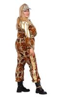 Trainingspak Goud Panter Vrouw - thumbnail