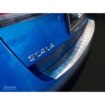 RVS Bumper beschermer passend voor Skoda Scala 2019- 'Ribs' AV235431