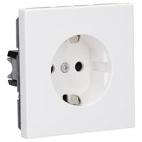 Jung LS1520KIWW Wandcontactdoos met randaarde Inzetstuk LS plus, LS design, LS 990 Alpine-wit 1 stuk(s) - thumbnail
