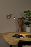 Lucide JOLIJN - Oplaadbare Bedlamp / Wandlamp - Accu/Batterij - Ø 11 cm - LED - 1x2W 3000K - Magnetisch - Mat Goud / Messing - thumbnail
