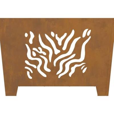 Vuurkorf Bruin 60 x 60 x 40 cm Cortenstaal