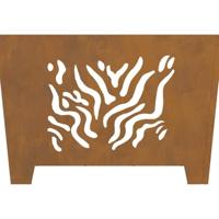 Vuurkorf Bruin 60 x 60 x 40 cm Cortenstaal - thumbnail