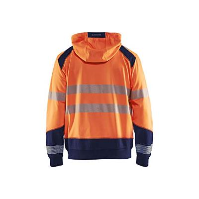 Blåkläder Hooded Sweatshirt High-Vis 35462528 | High-Vis Oranje/Marineblauw | Maat L - 7330509623268