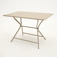 Inklapbare tuintafels GLOBE 110x70cm Sand - thumbnail