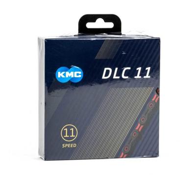 KMC kette "dlc11" chain dlc11 118 links black/red