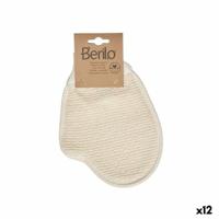 Exfoliërende Handschoen Berilo B7081-12 Wit Beige (12 Stuks) - thumbnail