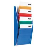 Folderhouder | H540xB280xD80mm | DIN A4 hoog | zilver | 1 stuk - H62701-00 - thumbnail