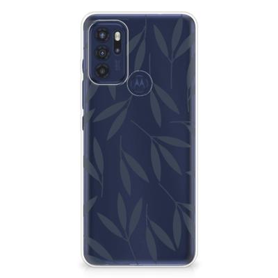 Motorola Moto G60s | TPU Case | Leaves Blue