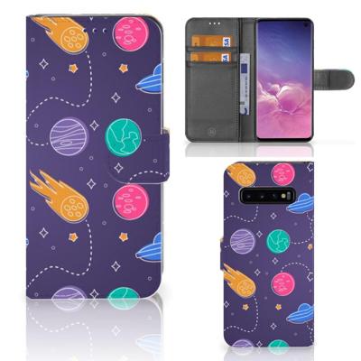 Samsung Galaxy S10 | Wallet Case | met Pasjes | Space