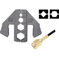 TOOLCRAFT PLE-0E3 Krimp-onderdelen Geschikt voor kabeltype: RG58, RG59, RG62, RG174 Geschikt voor merk: TOOLCRAFT PZ-500 - thumbnail