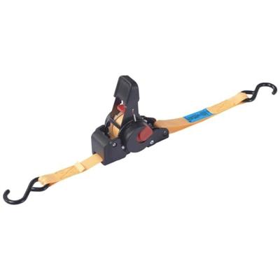 TOOLCRAFT TO-8689776 Zelfoprollende spanband Trekkracht (lc) vastbinden (enkel/direct): 100 daN (l x b) 2 m x 18 mm Klemslot EN 12195-2
