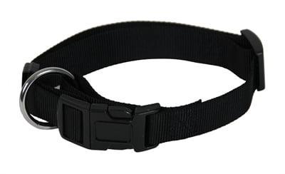 MARTIN SELLIER HALSBAND BASIC NYLON ZWART 25 MMX45-65 CM MARTIN SELLIER HALSBAND BASIC NYLON ZWART 25 MMX45-65 CM