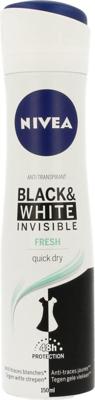 Nivea Deodorant spray invisible black & white fresh 150 Milliliter