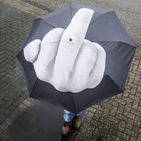 Middelvinger Paraplu - thumbnail