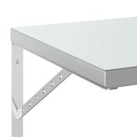 Wandschappen 2 st 50x40 cm roestvrijstaal zilverkleurig - thumbnail