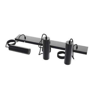 Pendel 3-Lichts hanglamp GU10 Zwart Pendel 3-Lichts hanglamp GU10 Zwart
