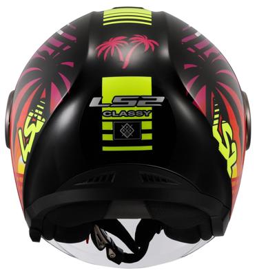 LS2 jethelm "of620 classy palm helmet of620 classy palm m black