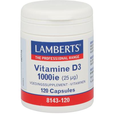 Lamberts Vitamine D3 1000ie Capsules