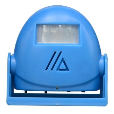 Draadloze intelligente deurbel infrarood bewegings sensor Voice prompter waarschuwing deur klok alarm (blauw)