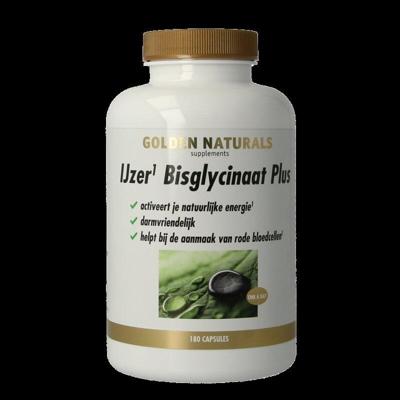 Golden Naturals Ijzer Bisglycinaat Plus Capsules