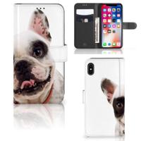 Apple iPhone Xs Max | Telefoonhoesje | Met pasjeshouder | Franse Bulldog - thumbnail