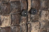 Kast Home ESPRIT Teakhout Kokosvezel 85 X 40 X 185 cm - thumbnail