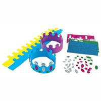 Colorations knutselpakket kroontjes maken, 16st. - thumbnail