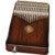 Stagg 17 Keys Professional E-Kalimba Mahogany Natural met hoesje - thumbnail