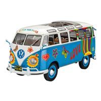 Revell volkswagen t1 samba bus flower power - thumbnail