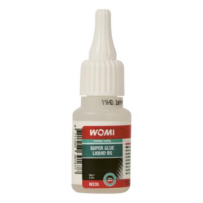 Womi secondelijm W235 20 gram transparant Womi secondelijm W235 20 gram transparant