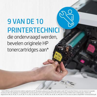 HP toner 655A, 12 500 pagina&apos;s, OEM CF450A, zwart - thumbnail