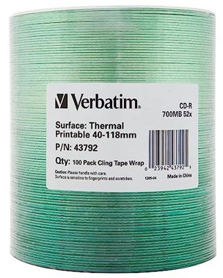 CD-R Verbatim 43792 700 MB (100 Stuks)