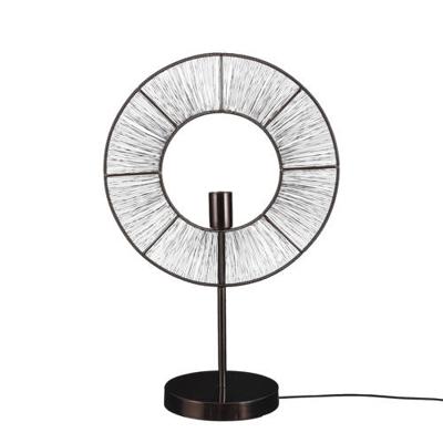 Mica Decorations Bodil Tafellamp - L40 x B20,5 x H61 cm - Zwart