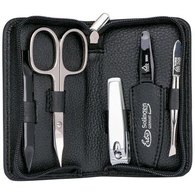 Erbe Solingen 5-delige manicure etui zwart (erbe9020)