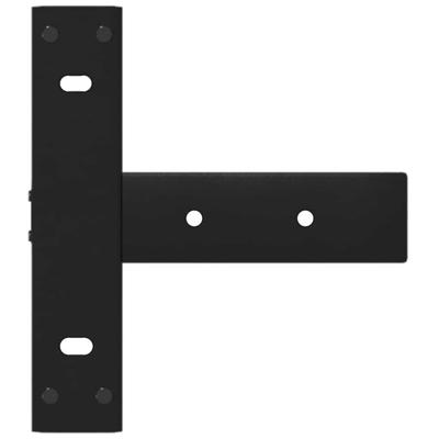 Console tafelpoten 2 st T-vormig 25x28x(72-73) cm staal zwart Console tafelpoten 2 st T-vormig 25x28x(72-73) cm staal zwart