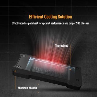 ASUS TUF Gaming A2 SDD-behuizing Zwart M.2