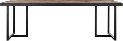 DTP Home Eettafel 'Criss Cross' Hout en staal, 240 x 100cm