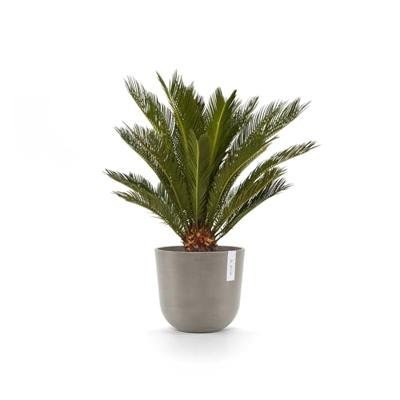 Ecopots Oslo kunststof bloempot Taupe - Ø 23,4 cm