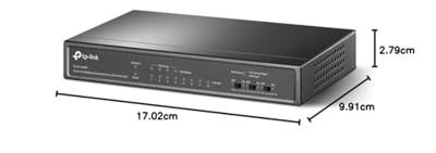 TP-LINK TL-SF1008P V5 Netwerk switch 8 poorten 10 / 100 MBit/s PoE-functie TP-LINK TL-SF1008P V5 Netwerk switch 8 poorten 10 / 100 MBit/s PoE-functie