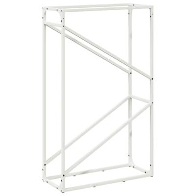 Brandhoutrek 60x25x100 cm koudgewalst staal wit