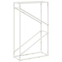 Brandhoutrek 60x25x100 cm koudgewalst staal wit - thumbnail