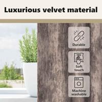 VidaXL Velvet gordijnen 2 pcs cappuccino 175 x 140 cm fluweel - thumbnail