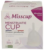 Misscup Menstruatie Cup Klein Kleurloos - thumbnail