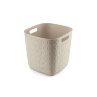 Curver Softex opbergmand Cube Krijtwit - thumbnail