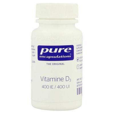 Pure Encapsulations Vitamine D3 Capsules 400IE 60Capsules